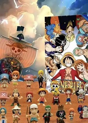 Дитячий адвент манкі монкі д.луффі соломʼяний капелюх ван піс one piece