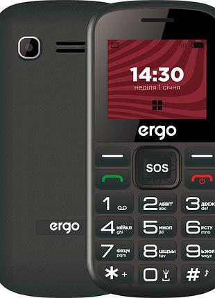 Мобильный телефон ergo r202 black