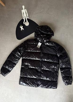 Куртка calvin klein глянцевая женская демисезонная стеганая s-xl