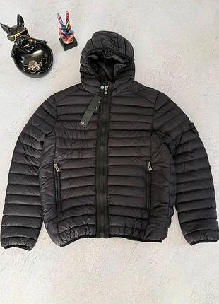 Куртка демісезонна stone island чорна чоловіча s-xl