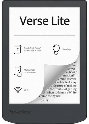 Электронная книга pocketbook 619 verse lite, midnight grey (pb619-t-cis)