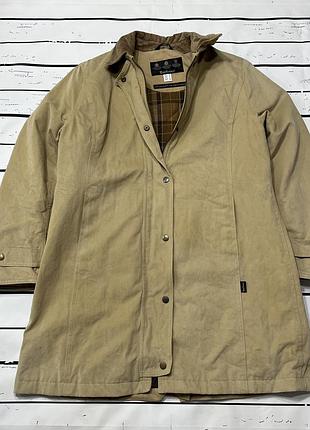 Пальто-тренч barbour з підкладкою клитинка, барбур курточка
