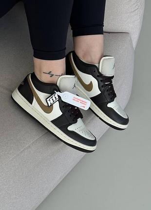 👟 кроссовки nike jordan retro 1 low shadow brown/наложка bs👟