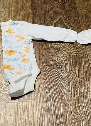 Боді для дівчинки baby box з довгим рукавом, 3 шт., білий