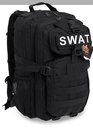 Рюкзак тактичний штурмовий swat-3p 20л чорний