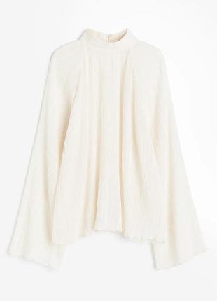 Нежная полупрозрачная блуза от h&amp;m р. s/m/l