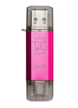 Флеш-накопичувач usb 16gb type-c t&g 009 star series fuchsia (tg009tc-16gfc)