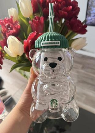Кружка starbucks ведмедик