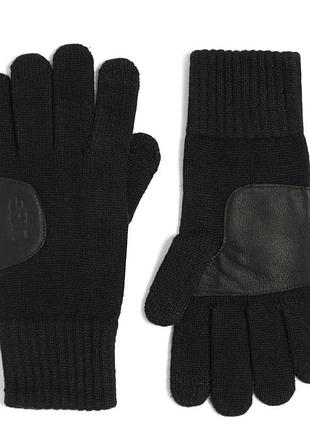Рукавички ugg чорнi knit gloves