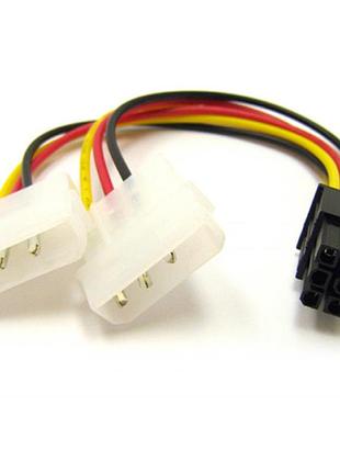 Кабель питания molex to video power 6pin atcom (16185)