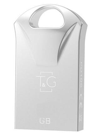 Usb флеш накопичувач t&g 64gb 106 metal series silver usb 2.0 (tg106-64g)