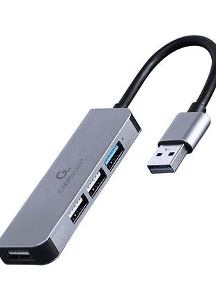 Концентратор cablexpert usb-a to 1 х usb 3.1 gen1 (5 gbps), 3 х usb 2.0 (uhb-u3p1u2p3-01)