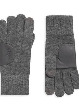 Рукавички ugg сірi knit gloves