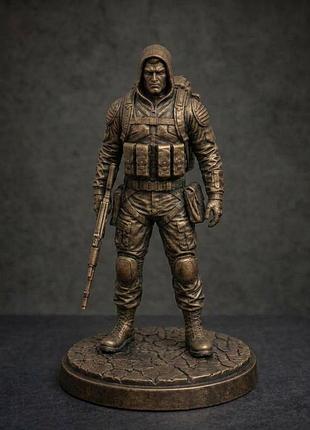 Фігурка скиф з гвинтівкою s.t.a.l.k.e.r. 2 (7.5х7.5х15 см) — подарунок геймеру, мерч сталкер серце чорнобиля