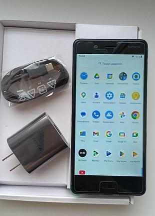 Nokia 8 5,3" 4/64gb snapdragon 835 2sim 13+13mp 3090 mah nfc полный комплект