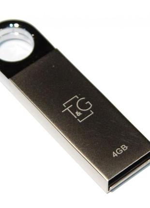Usb флеш накопичувач t&amp;g 4gb 026 metal series silver usb 2.0 (tg026-4g)