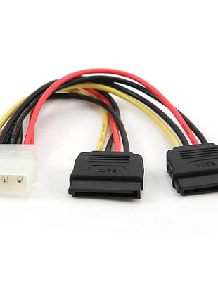Кабель питания sata power 0.15m cablexpert (cc-sata-psy)