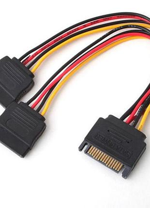 Кабель питания sata power 2x atcom (14366)