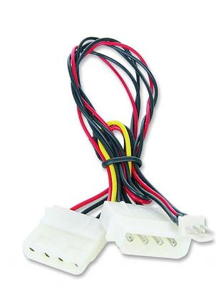 Кабель живлення molex to 3pin 0.15m cablexpert (cc-psu-5)