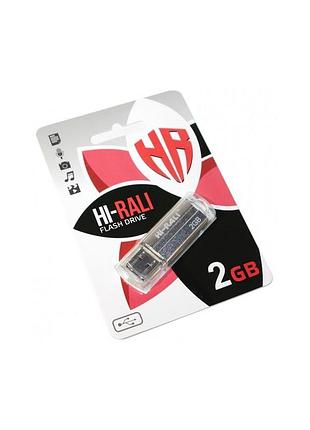 Usb флеш накопичувач hi-rali 2gb corsair series silver usb 2.0 (hi-2gbcorsl)