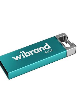 Usb флэш накопитель wibrand 64gb chameleon blue usb 2.0 (wi2.0/ch64u6lu)