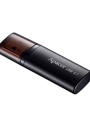 Usb флэш накопитель apacer 128gb ah25b black usb 3.1 (ap128gah25bb-1)