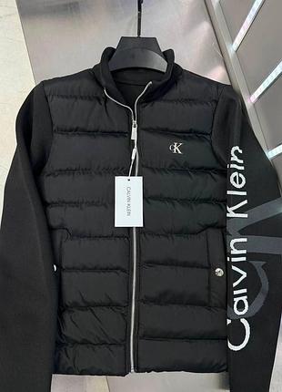 Мужская куртка-кардиган calvin klein black s-xl