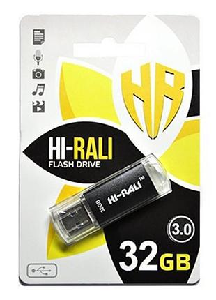 Usb флэш накопитель hi-rali 32gb shuttle series black usb 2.0 (hi-32gb3vcbk)