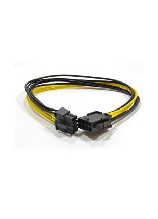 Кабель живлення pci express 6+2-pin power 0.3m extender cablexpert (cc-psu-84)