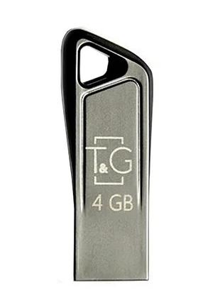 Usb флеш накопичувач t&amp;g 4gb 114 metal series usb 2.0 (tg114-4g)