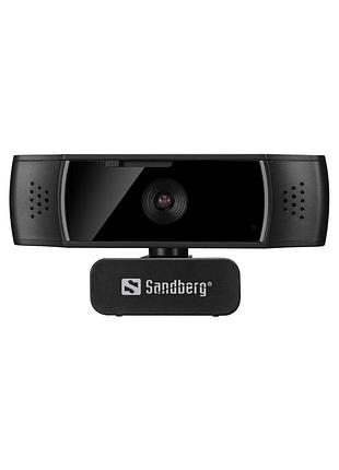 Веб-камера sandberg 4k webcam usb-a/usb-c (134-38)