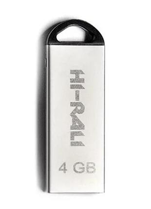 Usb флеш накопичувач hi-rali 4gb fit series silver usb 2.0 (hi-4gbfitsl)