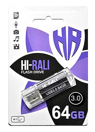 Usb флэш накопитель hi-rali 64gb corsair series black usb 3.0 (hi-64gb3corbk)
