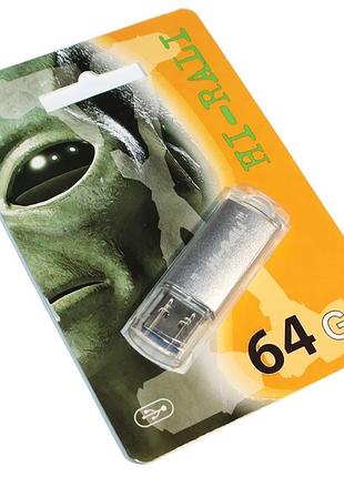 Usb флэш накопитель hi-rali 64gb rocket series silver usb 3.0 (hi-64gb3vcsl)