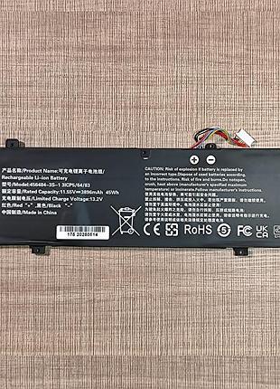 Аккумулятор 456484-3s-1 11.55v 45wh 3896mah для ноутбуков chuwi, teclast, maibenben