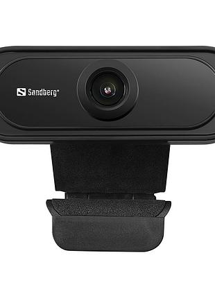 Веб-камера sandberg webcam 1080p saver black (333-96)