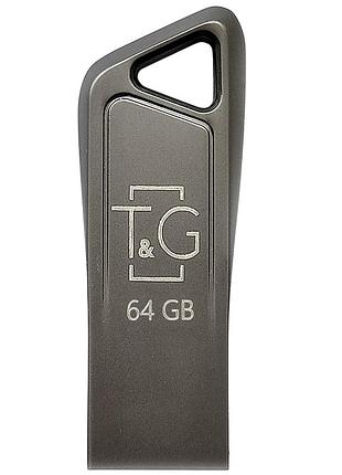 Флеш-накопичувач usb 64gb t&g 114 metal series (tg114-64g3)