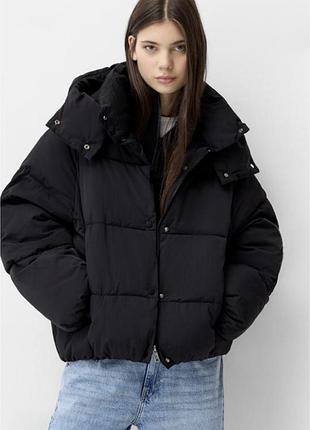 Зимняя куртка пуффер pull&bear