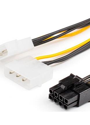 Кабель живлення molex to video power 8pin atcom (8604)
