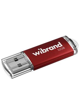 Usb флеш накопичувач wibrand 32gb cougar red usb 2.0 (wi2.0/cu32p1r)
