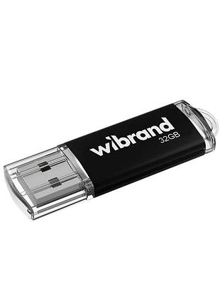 Usb флеш накопичувач wibrand 32gb cougar black usb 2.0 (wi2.0/cu32p1b)