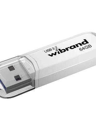 Usb флеш накопичувач wibrand 64gb marten white usb 3.2 gen 1 (usb 3.0) (wi3.2/ma64p10w)