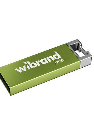 Usb флэш накопитель wibrand 32gb chameleon green usb 2.0 (wi2.0/ch32u6lg)