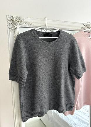 Вовняний светр zara, светр з коротким рукавом, 100% вовна