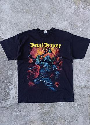 Devil driver футболка металл мерч черная