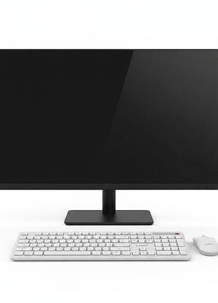 Комплект (клавиатура, мышь) беспроводной gembird kbs-wps-01-w-cyrl white
