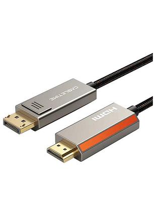 Кабель мультимедийный displayport m to hdmi m 2.0m 8k60hz cabletime (ca916405)