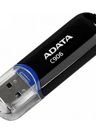 Usb флэш накопитель adata 64gb c906 black usb 2.0 (ac906-64g-rbk)