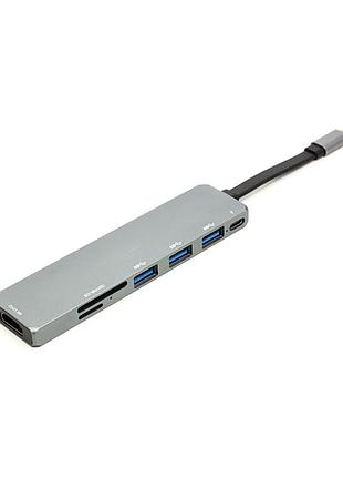 Концентратор usb 3.1 type-c to usb hub, hdmi, card reader (sd, micro sd) powerplant (ca912094)