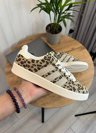 Жіночі кросівки adidas campus leopard🤎
